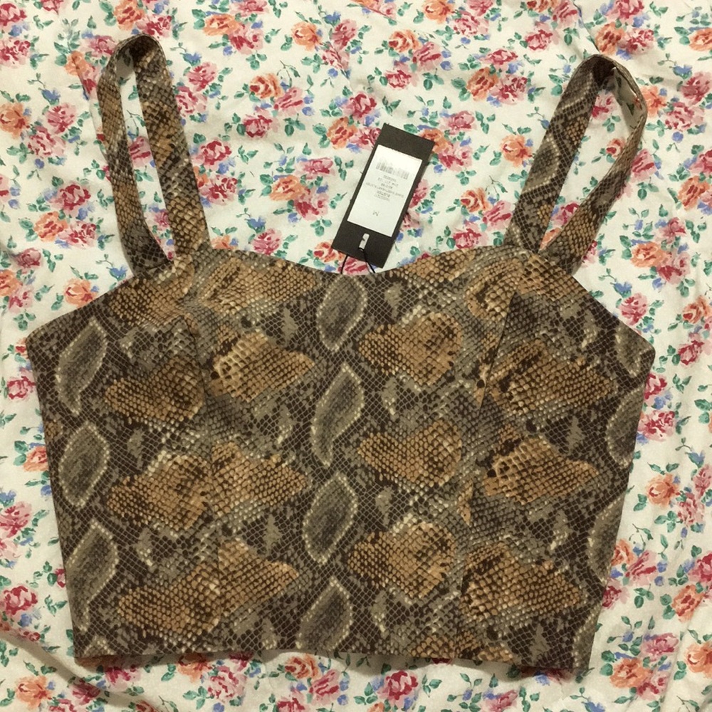 Dynamite Bustier Crop Top